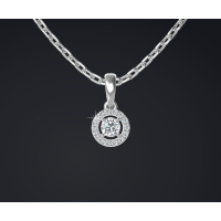 Золотий кулон з діамантом (33511)