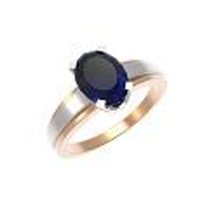Золоте кільце з сапфіром (11842)