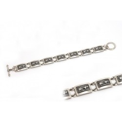 Браслет без каменів срібний (хургада)