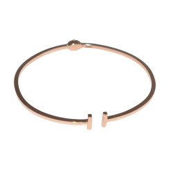 Браслет жесткий в стиле Tiffany красное золото (tiffany)