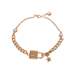 Браслет брендовый в стиле Tiffany из красного золота (tiffanyзамокTiffany замок)