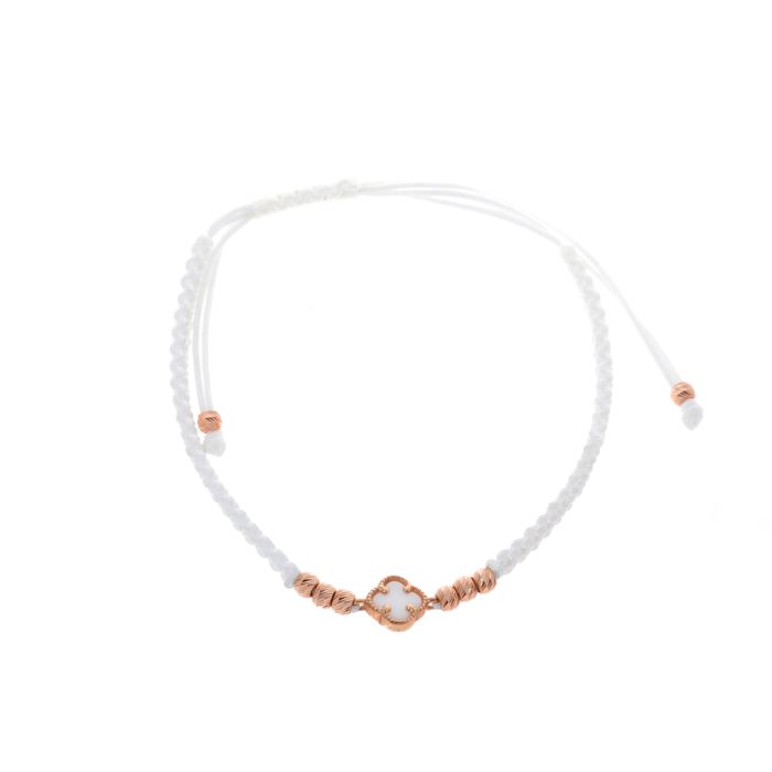 Браслет шамбала у стилі Van Cleef з червоного золота (vancleefбел)