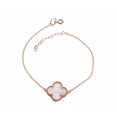 Браслет Van Cleef з перламутром з червоного золота (vancleefперл)