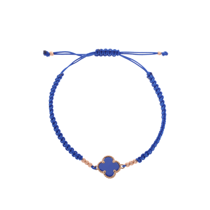 Браслет шамбала у стилі Van Cleef з червоного золота (vancleefсинм)