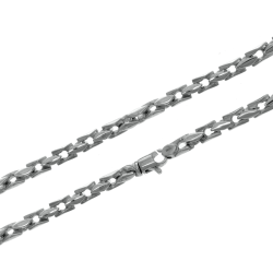 Ланцюжок без каменів біле золото (306301w)