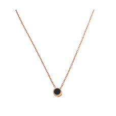 Цепочка-колье с агатом из красного золота (869424)