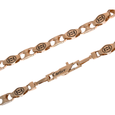 Цепочка Cartier красное золото (л0013-13)