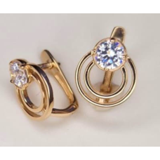 Золотые серьги (215471)