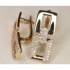 Золотые серьги (216591)