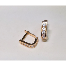 Золоті дитячі сережки (210201)