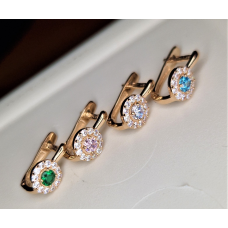 Золоті дитячі сережки (213191)