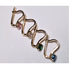 Золоті дитячі сережки (213351)