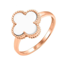 Кольцо Van Cleef с перламутром из красного золота (1к123/68б)