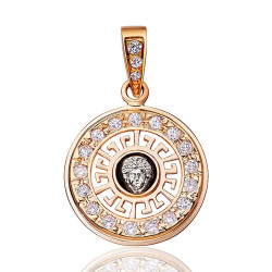 Кулон брендовый Versace из красного золота (п0127)
