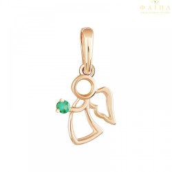 Золотой кулон с сапфиром (3100881201)