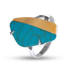 Серебряное кольцо с натуральным камнем (189)