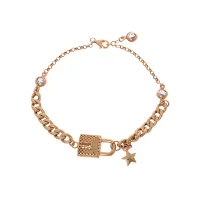 Браслет брендовий у стилі Tiffany з червоного золота (Tiffany замок)